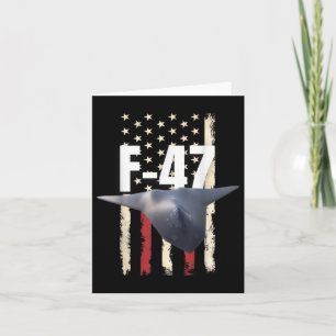 F 47 Fighter Jet F-47 Jet Fighter Aircraft - Offic Card