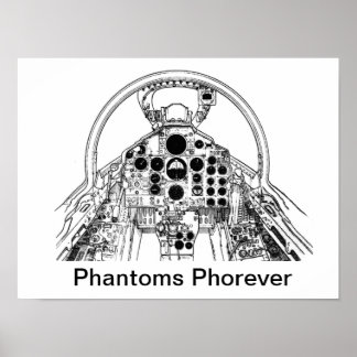 F-4 Front Cockpit Poster