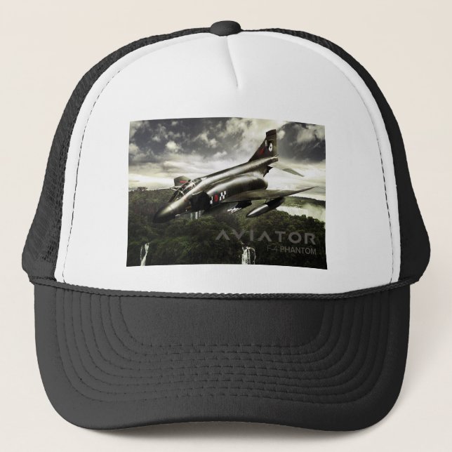 F-4 Phantom Fighter Jet Trucker Hat (Front)