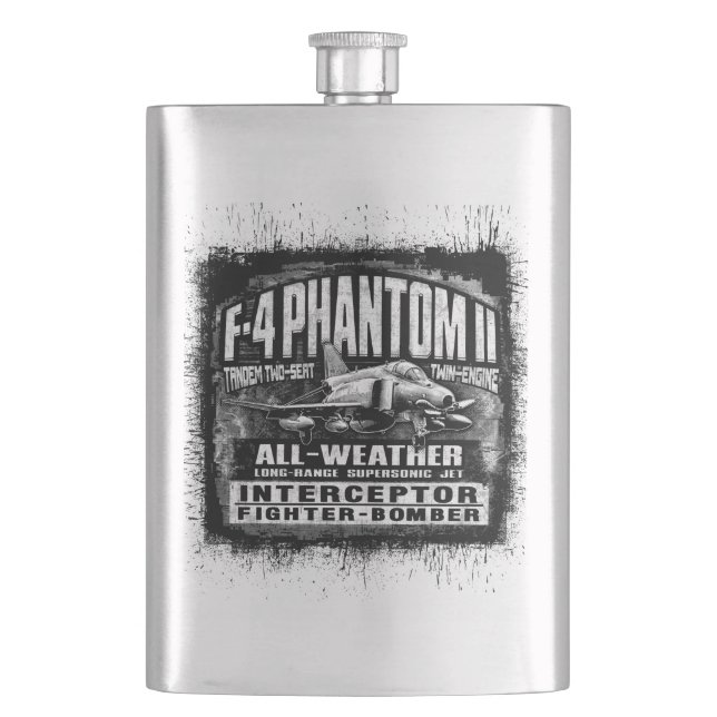 F-4 Phantom II Hip Flask (Front)
