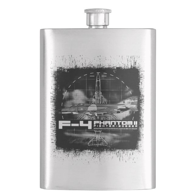 F-4 Phantom II Hip Flask (Front)