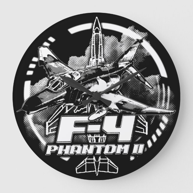 F-4 Phantom II Large Clock (Front)