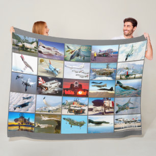F-4 PHANTOM II “MONTAGE” FLEECE BLANKET