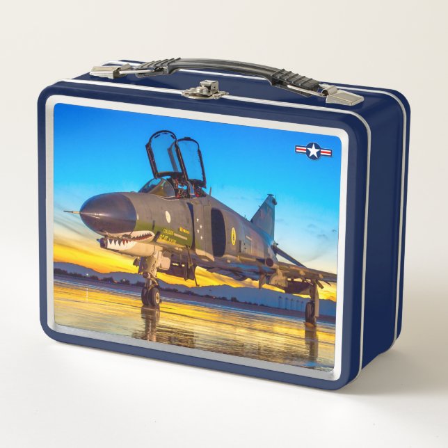 F-4 PHANTOM METAL LUNCH BOX (Front)