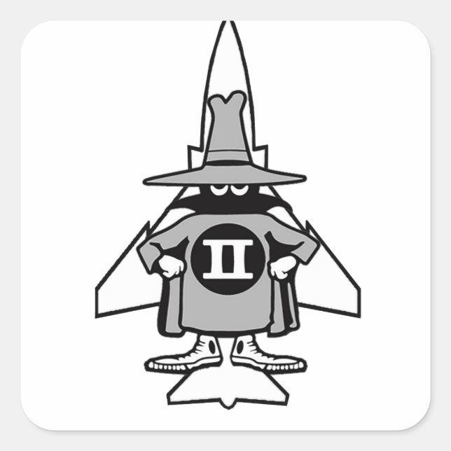 F-4 Phantom Spook Square Sticker (Front)