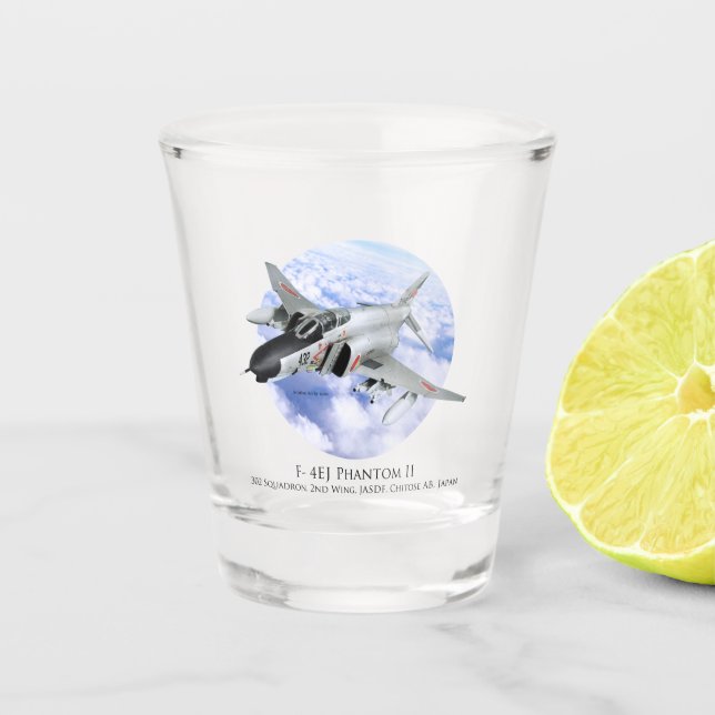 F-4EJ Phantom II Shot Glass (Front)