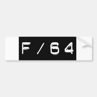 F/64 Bumper Sticker