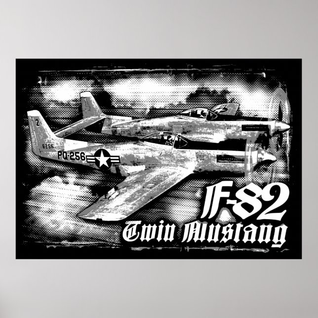 F-82 Twin Mustang Poster (Front)