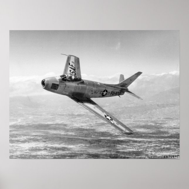 F-86 Saber Poster (Front)