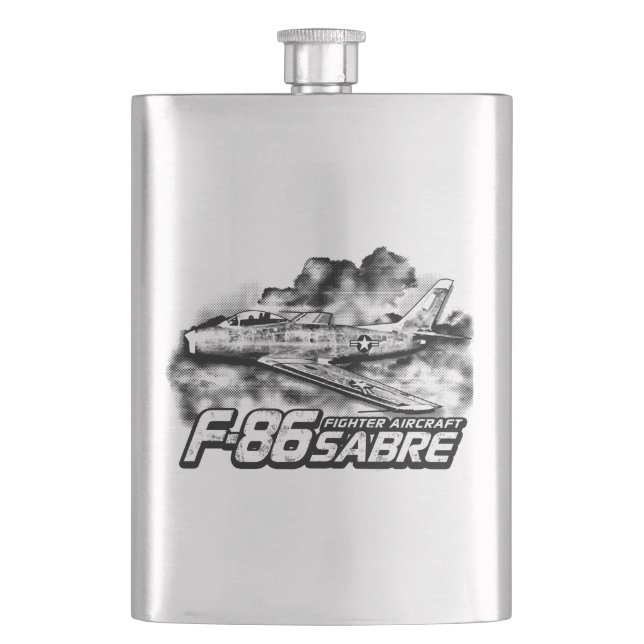 F-86 Sabre Hip Flask (Front)