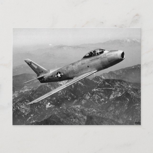F-86 Sabre Postcard (Front)
