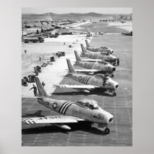 F-86 Sabres Poster