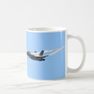 F/A-18 Fighter Jet Plane Air Show Stunt Coffee Mug