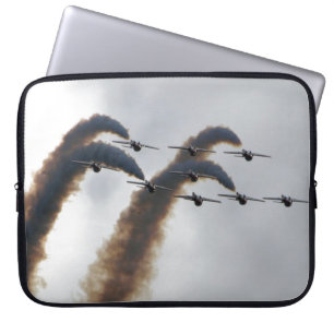 F/A-18 Fighter Jet Plane Air Show Stunt Laptop Sleeve