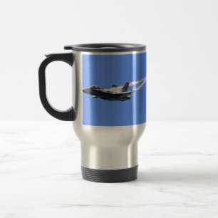 F/A-18 Fighter Jet Plane Air Show Stunt Travel Mug