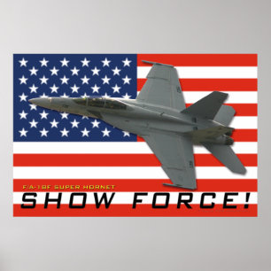 F/A-18 Show Force Poster