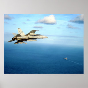 F/A-18A Hornet Strike Fighter Squadron 87 Poster
