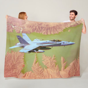 F/A-18C HORNET FLEECE BLANKET
