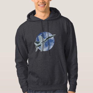 F/A-18C Hornet on a Circular Cloud Hoodie