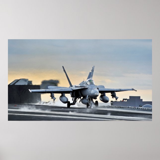 F/A-18C Hornet Poster (Front)