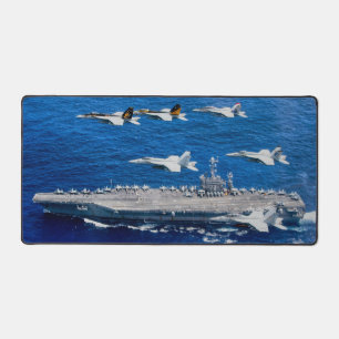 F/A-18E/F SUPER HORNET and CVN 74 Desk Mat