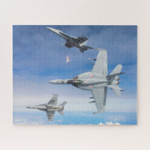 F/A-18E SUPER HORNET (16x20 INCH) Jigsaw Puzzle