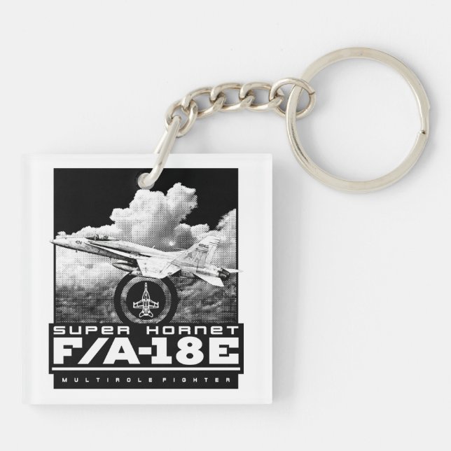 F/A-18E Super Hornet Keychain (Back)