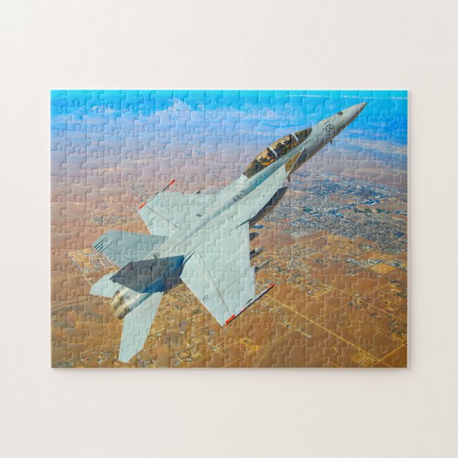 F/A-18F SUPER HORNET (11x14 INCH) Jigsaw Puzzle (Horizontal)