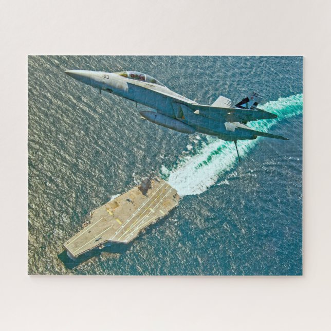 F/A-18F SUPER HORNET (16x20 INCH) Jigsaw Puzzle (Horizontal)