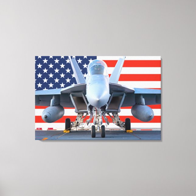 F/A-18F SUPER HORNET 24x36 Canvas Print (Front)