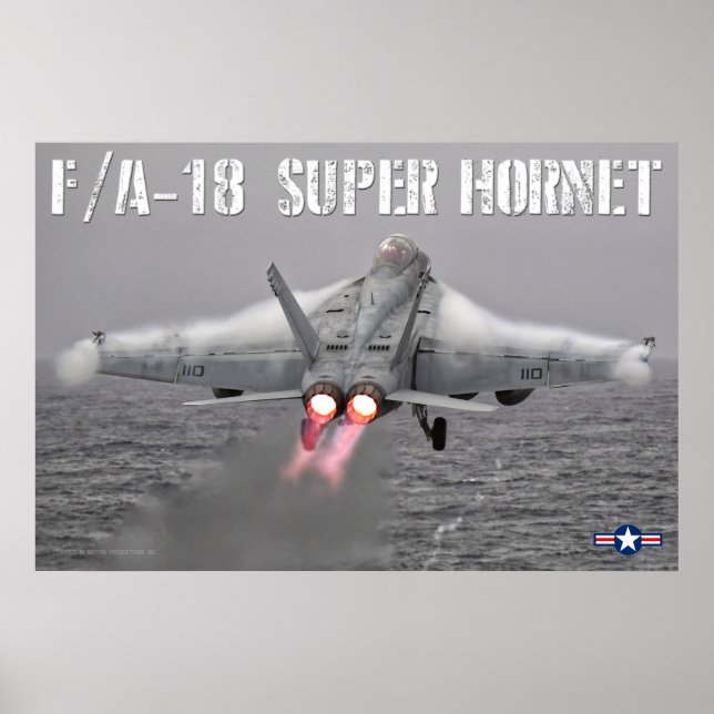 F/A-18F SUPER HORNET POSTER (Front)