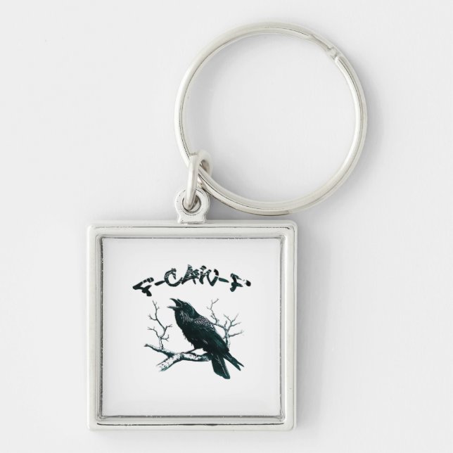 F-Caw-F Aesthetic Design Keychain (Front)