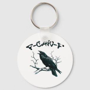 F-Caw-F Aesthetic Design Keychain