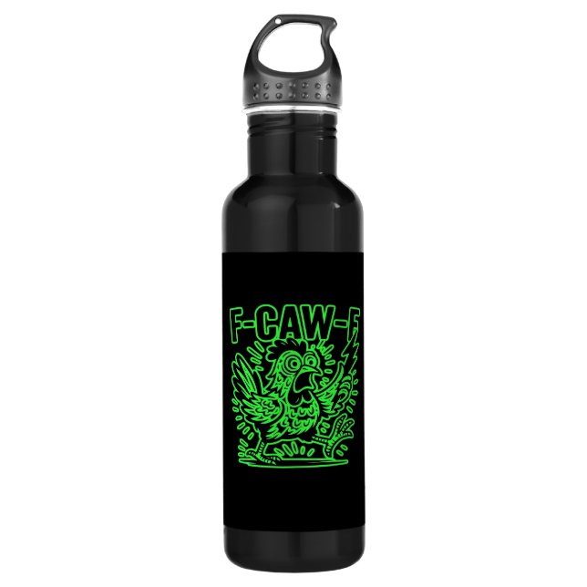 F-Caw-F Attitude Classic Cool Unique 710 Ml Water Bottle (Front)