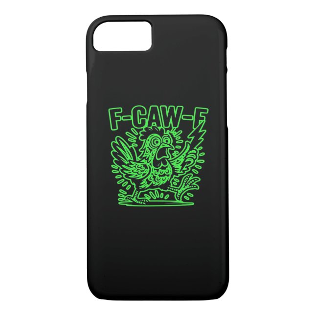 F-Caw-F Attitude Classic Cool Unique Case-Mate iPhone Case (Back)