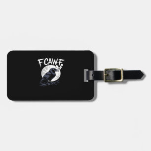 F-Caw-F Bird Classic Vintage Art Luggage Tag