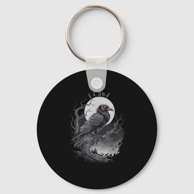 F-Caw-F Bird Creative Art Keychain (Front)