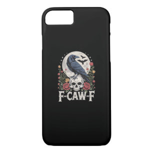 F-Caw-F Bird Crow Funny Crow Bird Cawing Grunge Re Case-Mate iPhone Case