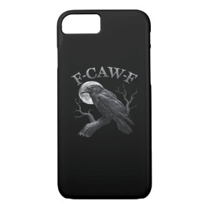 F-Caw-F Bird Moon Gothic Classic Cool Design Case-Mate iPhone Case