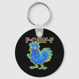 F-Caw-F Chicken Classic Creative Casual Keychain