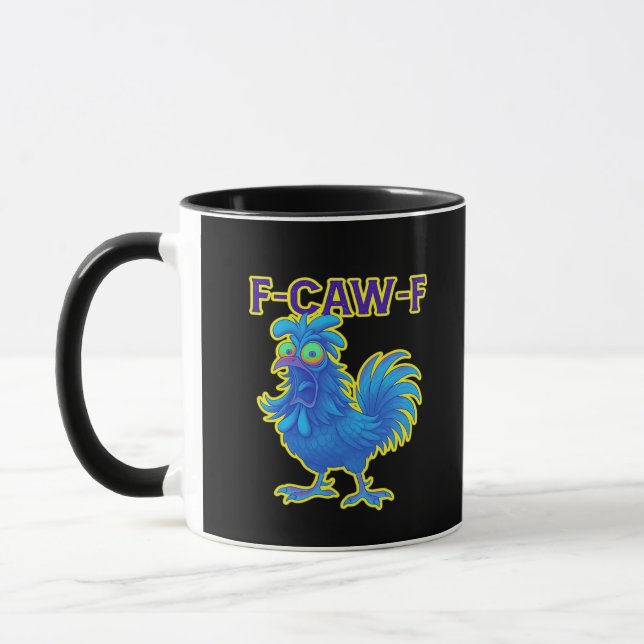 F-Caw-F Chicken Classic Creative Casual Mug (Left)