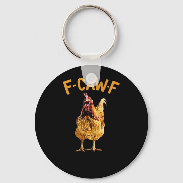 F-Caw-F-Chicken Classic Creative Style Keychain (Front)