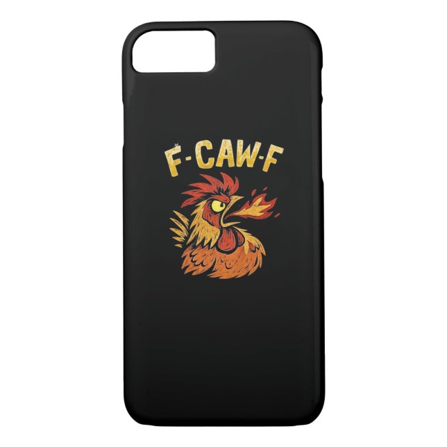 F-Caw-F-Chicken Classic Minimal Clean Case-Mate iPhone Case (Back)