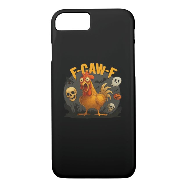 F-Caw-F Chicken Classic Minimal Clean Case-Mate iPhone Case (Back)