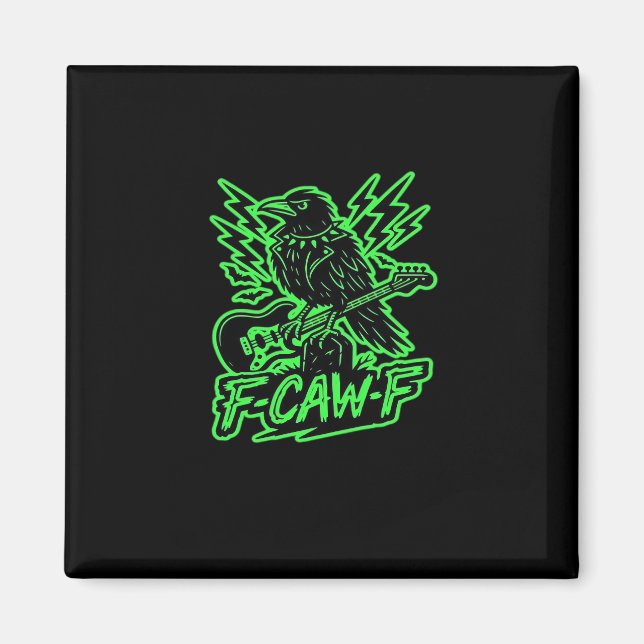 F-Caw-F Chicken Classic Minimal Clean Magnet (Front)