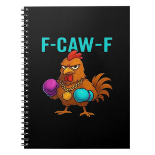 F-Caw-F Chicken Classic Minimal Clean Notebook