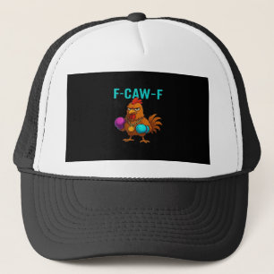 F-Caw-F Chicken Classic Minimal Clean Trucker Hat