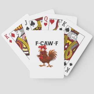 F-Caw-F Chicken Classic Playing Cards