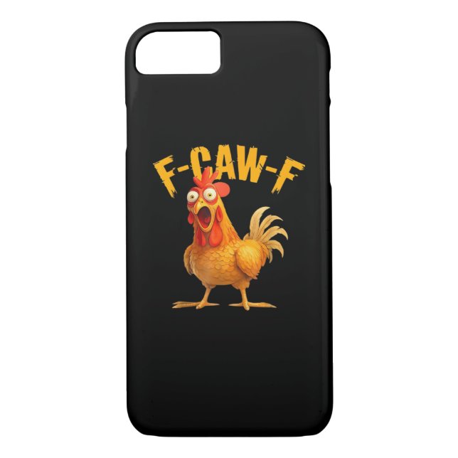 F-Caw-F Chicken Classic Retro Style Case-Mate iPhone Case (Back)