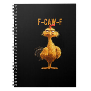 F-Caw-F Chicken Classic Retro Style Notebook